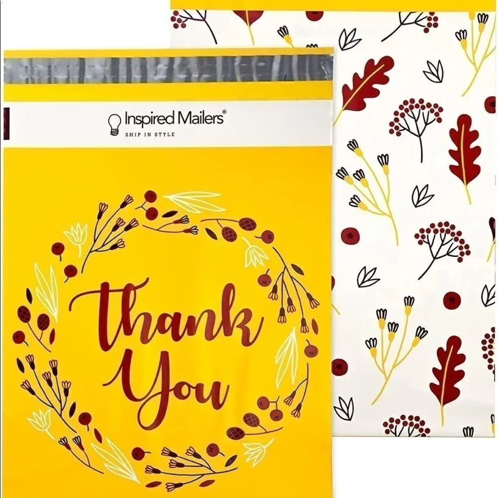 Poly Mailers MIX Fall Summer 6x9 10x13 insert card